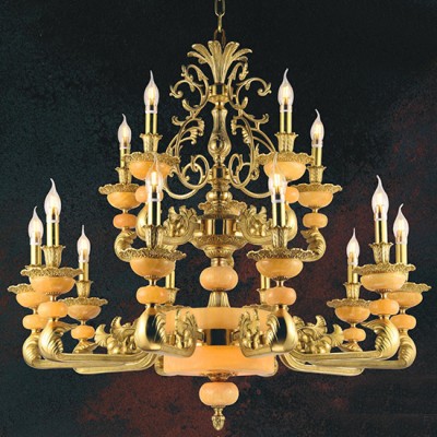 Đèn chùm đồng HUFA CĐ 1088/10+5