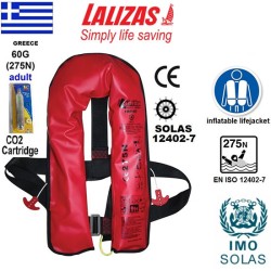 Áo phao cứu sinh bơm hơi tự động Lalizas Lamda 150N 71107