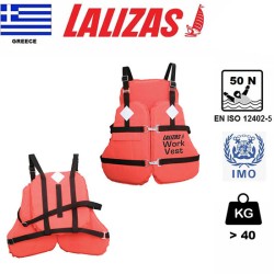 Áo phao làm việc dạng xốp 3 mảnh 50N LALIZAS 71144