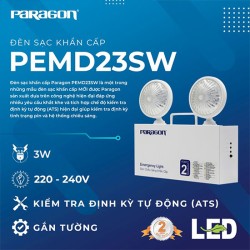 Đèn chiếu sáng khẩn cấp mắt mèo đôi LED Paragon PEMD23SW