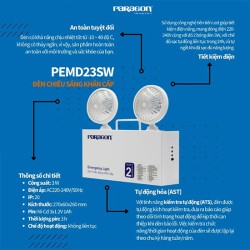 Đèn chiếu sáng khẩn cấp mắt mèo đôi LED Paragon PEMD23SW