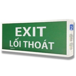 Đèn thoát hiểm 1 mặt Exit PARAGON PEXF13SC-G2
