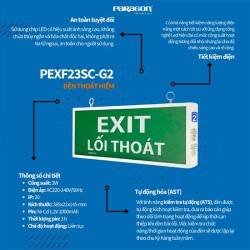 Đèn chỉ dẫn thoát hiểm PARAGON PEXF23SC-G2