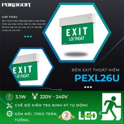 Đèn chỉ dẫn thoát hiểm PARAGON PEXL26U