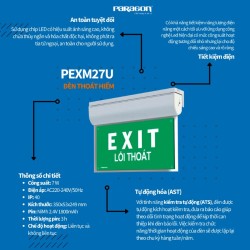 Đèn chỉ dẫn thoát hiểm PARAGON PEXM27U