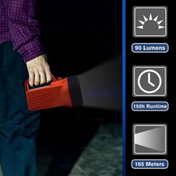 Đèn pin an toàn chống cháy nổ Bright Star 2206 Lantern 6V