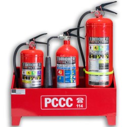 Kệ để 3 bình chữa cháy TOMOKEN TMK-K3B