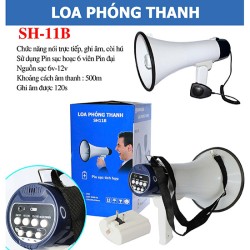 Loa Pin phóng thanh cầm tay Sunrise SH-11B