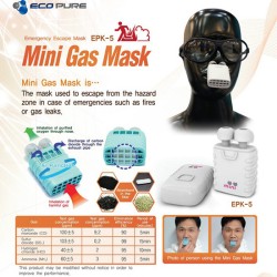 Mặt nạ phòng khói thoát hiểm Eco Pure EPK-5 MINI
