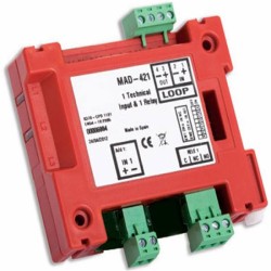 Mô-đun giám sát và điều khiển 2 ngõ vào 2 ngõ ra tích hợp mạch cách ly DETNOV MAD-422-I