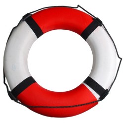 Phao bơi cứu sinh bằng xốp trắng đỏ AB-911