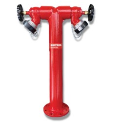 Trụ tiếp nước chữa cháy cố định 2 cửa Multron PH-SQS 100VS