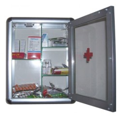 Tủ sơ cứu nhôm loại A theo thông tư 19/2016/TT-BYT