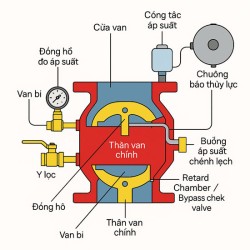 Van báo động PCCC DN100 SHINYI ALVX-0100