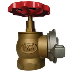 Van góc đồng ngàm nhôm DN50 TOMOKEN 06-VN-5090B