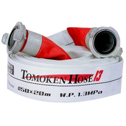 Vòi chữa cháy TOMOKEN D50x30mx1.3Mpa kèm khớp nối GOST