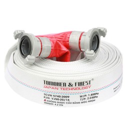 Vòi chữa cháy D50x10mx1.6Mpa FIREST kèm khớp nối GOST