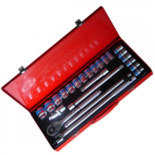 Bộ tuýp đầu bông hệ mét 24 chi tiết 1/2 inch TOP KW-S424D-12