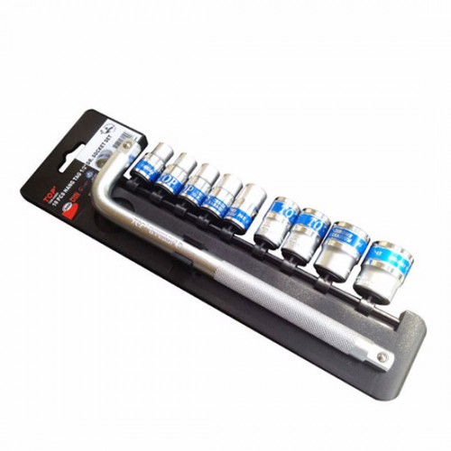 Bộ tuýp 10 chi tiết 1/2 inch cần cong L TOP TBS-12250