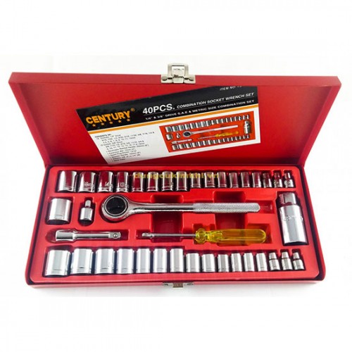 Bộ tuýp đầu lục giác 40 chi tiết Century TS-23407