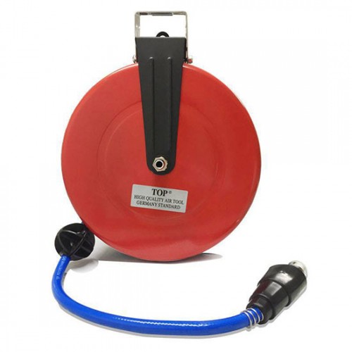 Cuộn dây treo nối hơi 12mm vỏ thép TOP HR-708C dài 15 mét