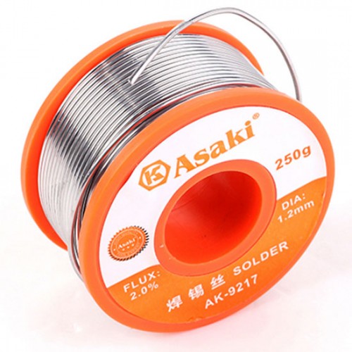 Dây chì hàn 250g/1.2mm ASAKI AK-9217