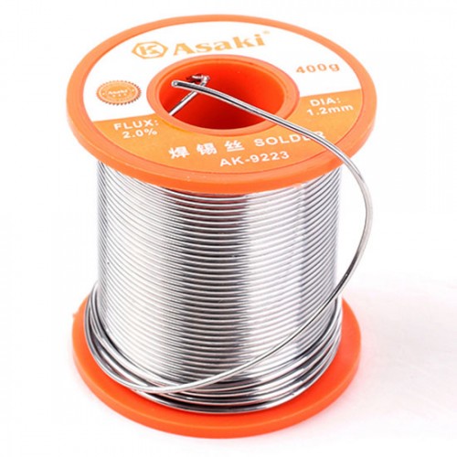 Dây chì hàn 400g/0.8mm ASAKI AK-9221