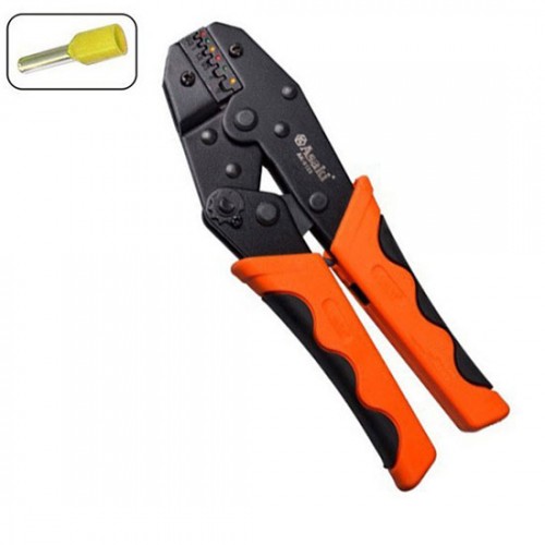 Kềm bấm đầu cosse pin 0.5~6mm2 Asaki AK-9123