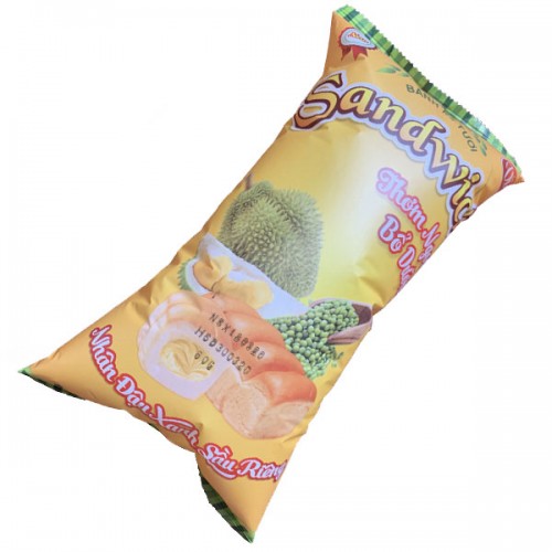 Bánh mì Sandwich nhân đậu xanh sầu riêng