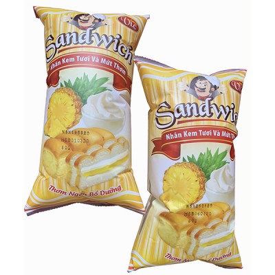 Bánh mì Sandwich nhân kem tươi và mứt thơm