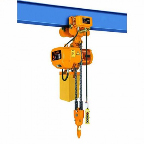 Pa lăng xích điện di chuyển dầm đơn 5 tấn 3m HAK05-02M