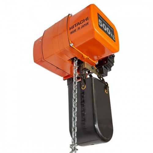 Palăng xích điện treo cố định 500kg 6m Hitachi 1/2LH