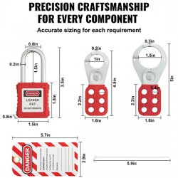 Bộ khóa an toàn điện & van 59 món của PROLOCKEY LK-X07-D41