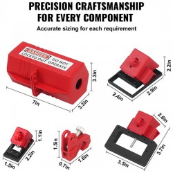 Bộ khóa an toàn điện & van 59 món của PROLOCKEY LK-X07-D41