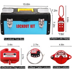 Bộ LOTO khóa điện và van cho kỹ sư bảo trì PROLOCKEY LK-83853203