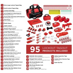 Bộ LOTO khóa điện và van cho kỹ sư bảo trì PROLOCKEY LK-TSK5C