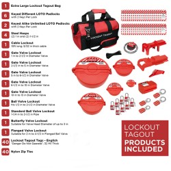 Bộ LOTO khóa van cho kỹ sư bảo trì PROLOCKEY LK-TSK5B