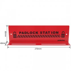 Giá gắn tường treo 10 ổ khóa an toàn PROLOCKEY PLS02