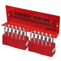 Giá gắn tường treo 10 ổ khóa an toàn PROLOCKEY PLS02