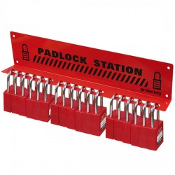 Giá gắn tường treo 15 ổ khóa an toàn PROLOCKEY PLS03