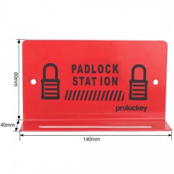 Giá gắn tường treo 5 ổ khóa an toàn PROLOCKEY PLS01