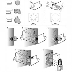 Khóa nút nhấn và công tắc xoay Master Lock S2153
