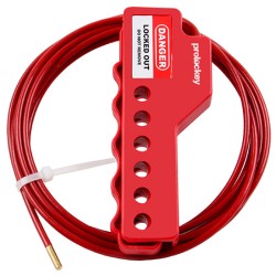 Khóa cáp thép bọc nhựa điều chỉnh 3.8mm PROLOCKEY CB05