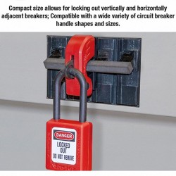 Khóa kẹp cô lập MCB 120V-240V Master Lock S3821