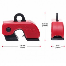 Khóa kẹp cô lập MCB 120V-240V Master Lock S3821