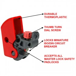 Khóa ngắt mạch thu nhỏ đa năng Master Lock S2394
