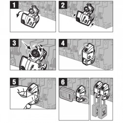 Khóa ngắt mạch thu nhỏ đa năng Master Lock S2394