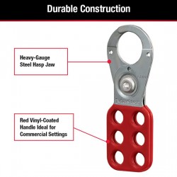 Khóa nhóm 6 người hàm thép 38mm Master Lock 421