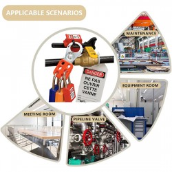 Khóa nhóm 6 người hàm thép 38mm Master Lock 421