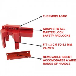 Khóa van bi có thể điều chỉnh 4 chân Master Lock S3080